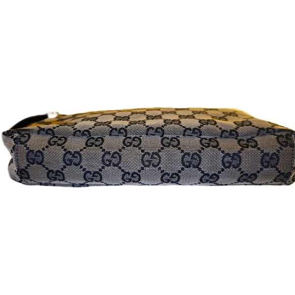 Gucci Sherry Line GG Black Canvas & Leathet Crossbody-Shoulder Bag